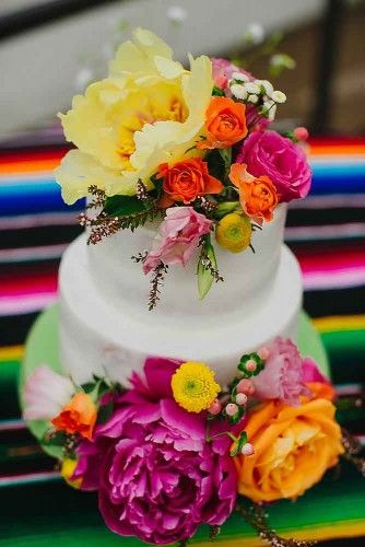 Mexican Themed Wedding Cakes
 Mexican Themed Wedding Decor Ideas that will Floor You