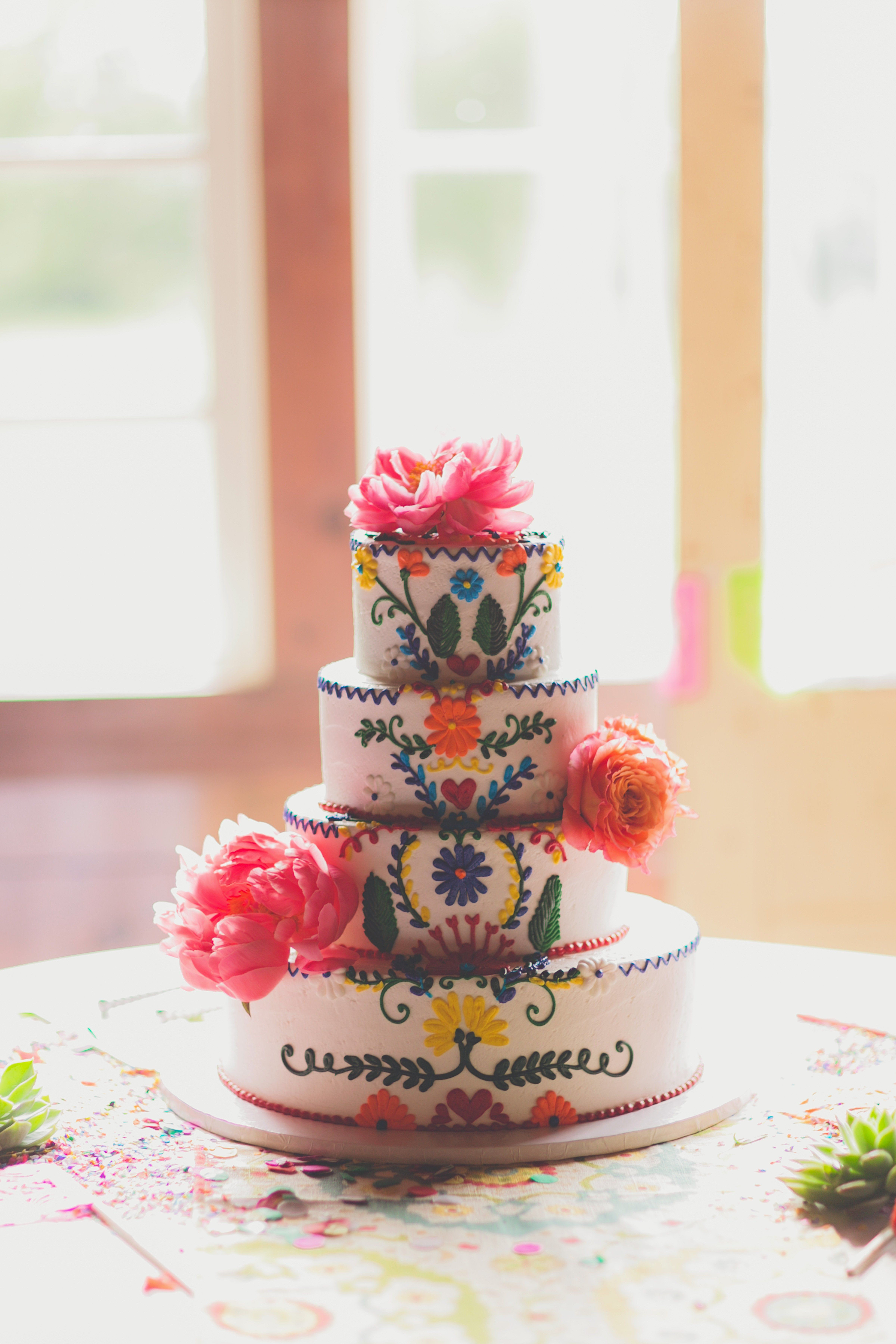 Mexican Themed Wedding Cakes
 Mexican Inspired Wedding Cake