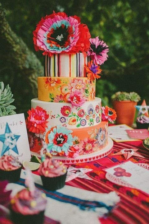 Mexican Themed Wedding Cakes
 80 Mexican Destination Wedding Ideas