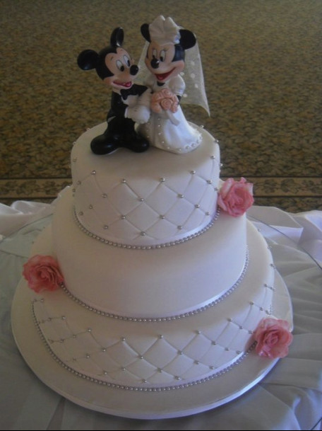 Mickey Mouse Wedding Cakes
 Mickey and Mini Mouse Wedding cake