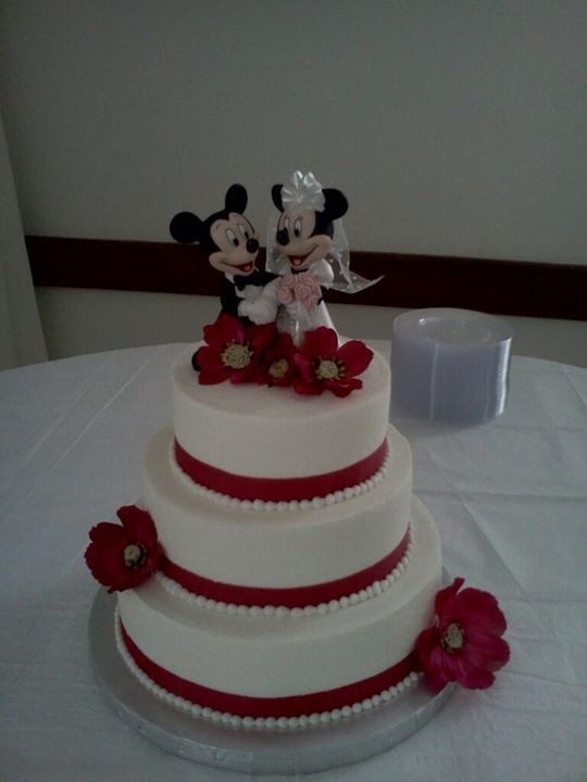 Mickey Mouse Wedding Cakes
 Dana s Cake Creations Mickey Mouse Wedding Cake