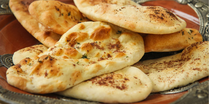 Middle Eastern Bread Recipe
 Zaatar Spiced Pita Bread