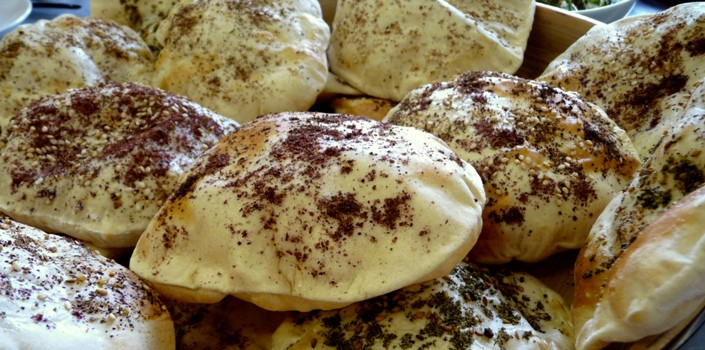 Middle Eastern Bread Recipe
 Lebanese Flat Breads with Sumac Cour tes and Feta