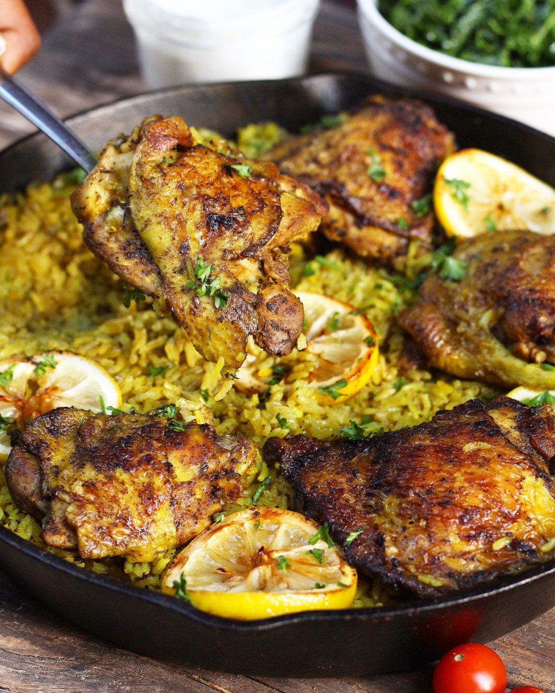 Middle Eastern Chicken And Rice Recipes
 e Pot Middle Eastern Chicken and Rice Ev s Eats