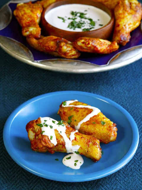 Middle Eastern Chicken Recipes
 Spicy Middle Eastern Chicken Wings with Tahini Sauce Recipe