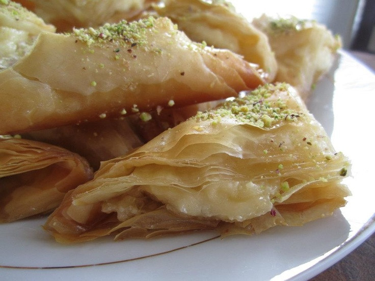 Middle Eastern Desserts Recipe
 Middle Eastern cream filled pastries "Warbat bil ishta