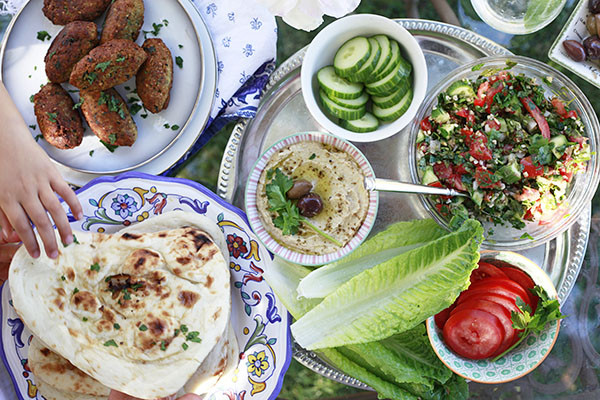 Middle Eastern Dinners
 A Simple Middle Eastern Dinner with An Edible Mosaic