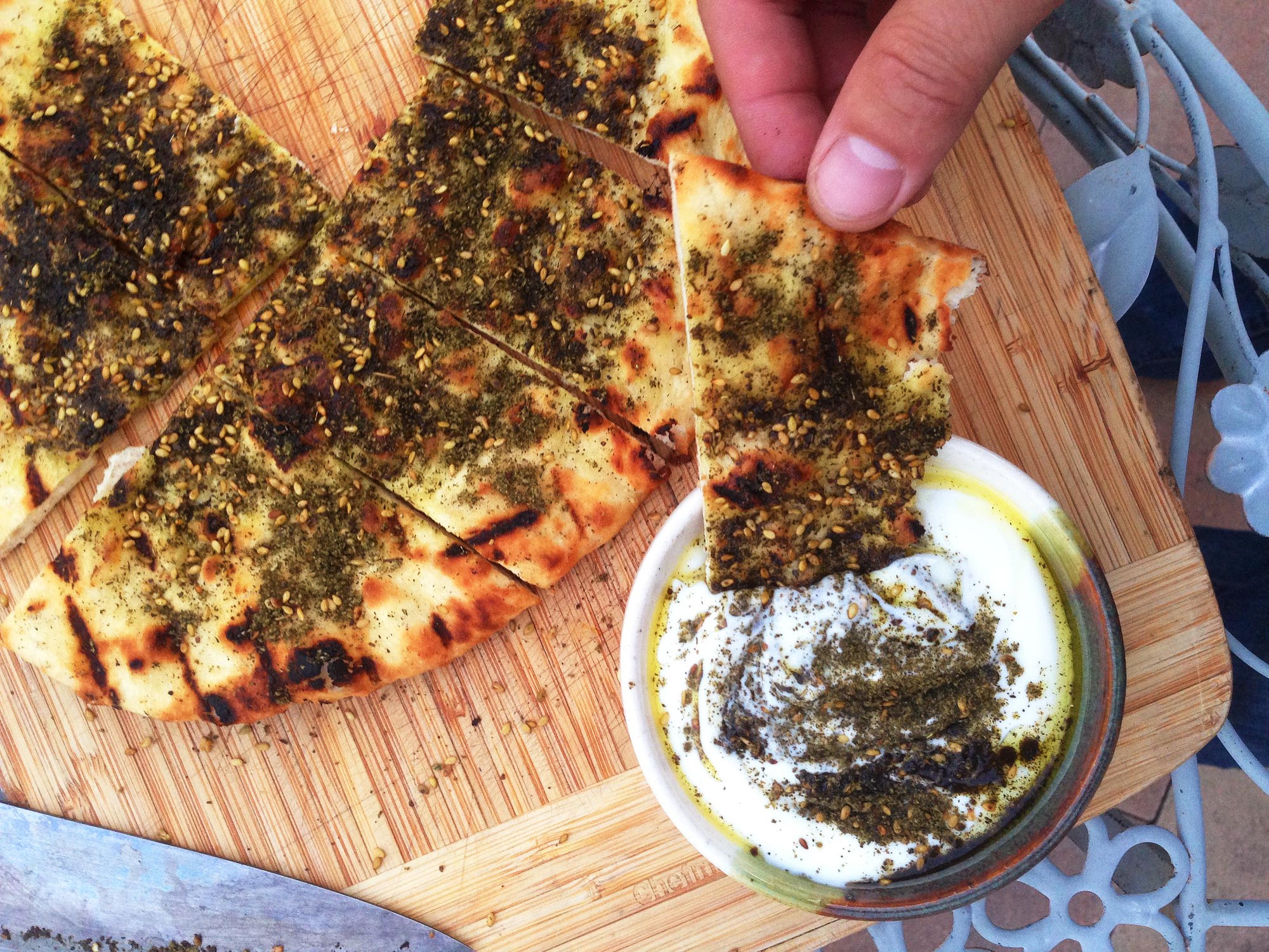 Middle Eastern Flatbread Recipes
 Super Simple From Scratch Grilled Flatbread With Olive Oil