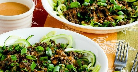 Middle Eastern Ground Beef Recipe
 Kalyn s Kitchen Middle Eastern Ground Beef Zoodles with