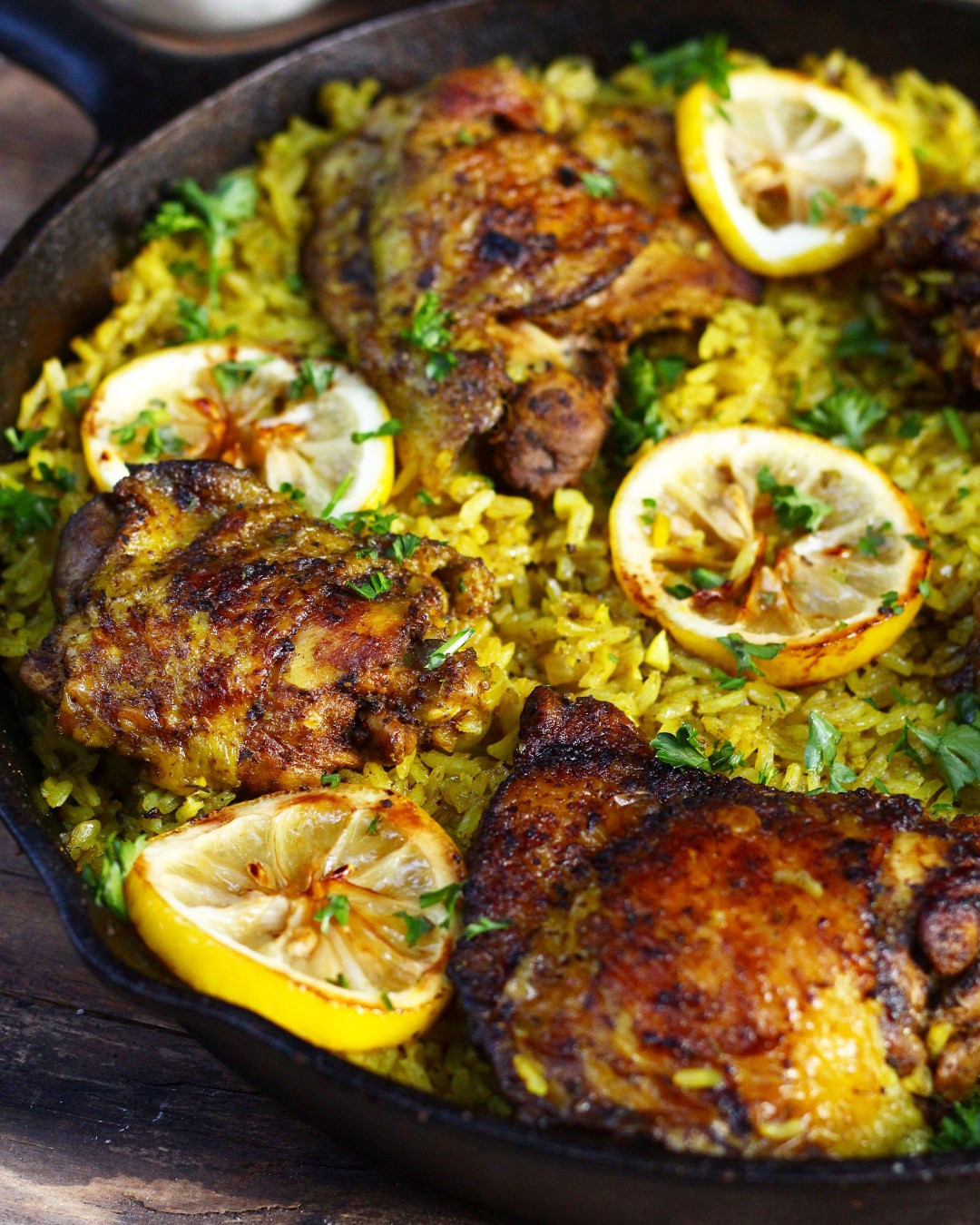 Middle Eastern Recipes Chicken
 e Pot Middle Eastern Chicken and Rice Ev s Eats