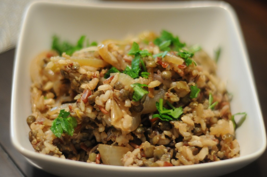 Middle Eastern Rice Pilaf Recipe
 Mujadara—Middle Eastern Rice Pilaf Fried Dandelions