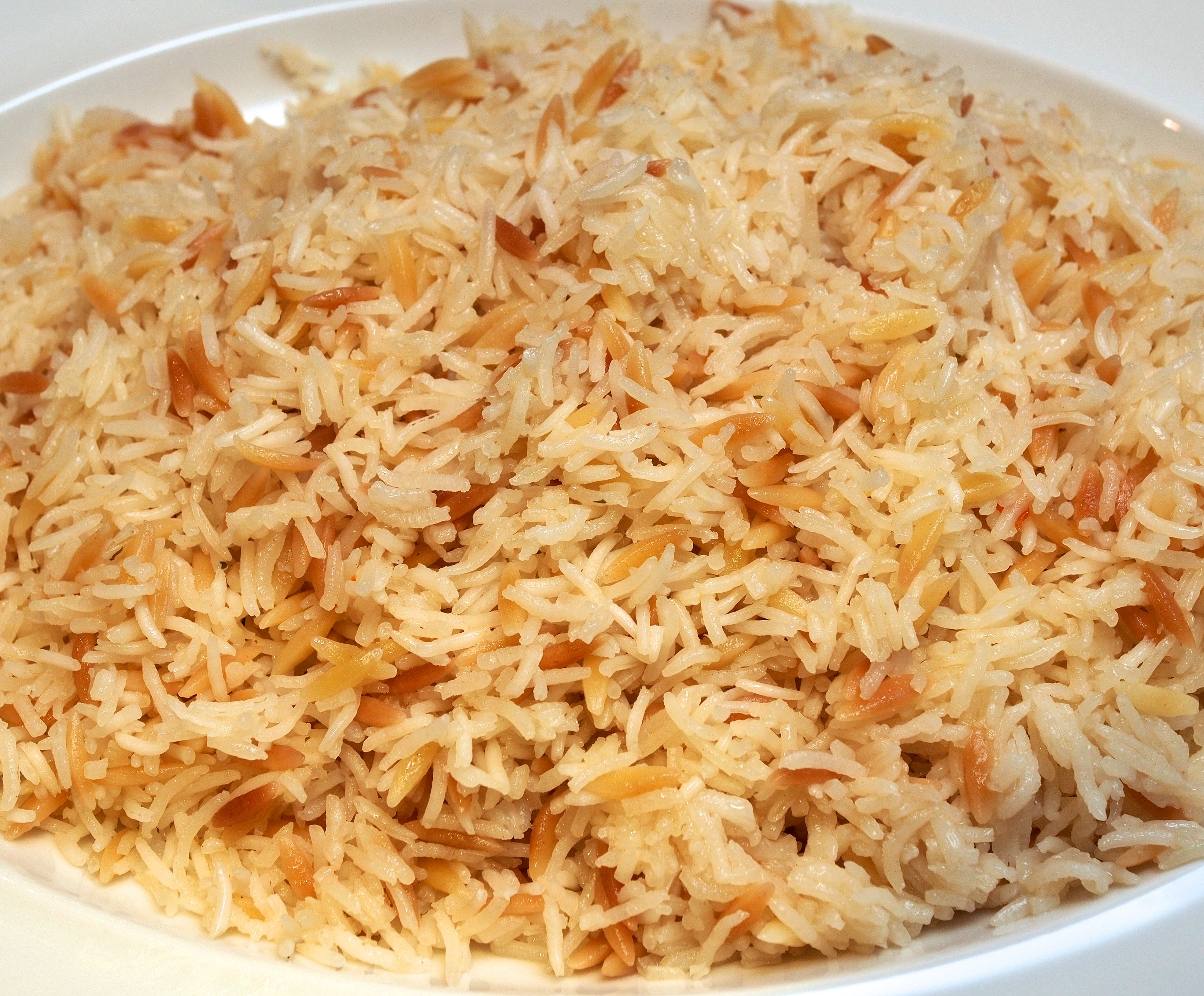 Middle Eastern Rice Pilaf Recipe
 Basmati Rice & Orzo
