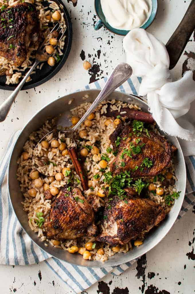 Middle Eastern Rice Pilaf Recipes
 e Skillet Baked Chicken Shawarma and Rice Pilaf