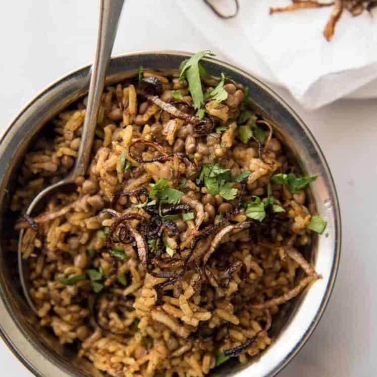 Middle Eastern Rice Pilaf Recipes
 Middle Eastern Spiced Lentil and Rice Mejadra