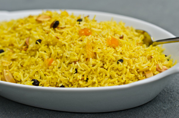 Middle Eastern Rice Pilaf
 Basmati Rice Pilaf with Dried Fruit and Almonds ce
