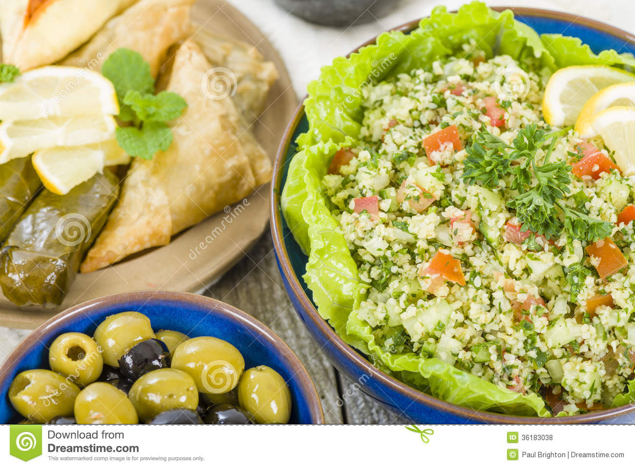 Middle Eastern Side Dishes
 Mezze Royalty Free Stock s Image