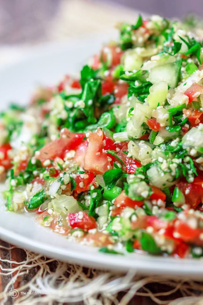 Middle Eastern Vegetables Recipes
 Tabouli Salad Recipe Tabbouleh