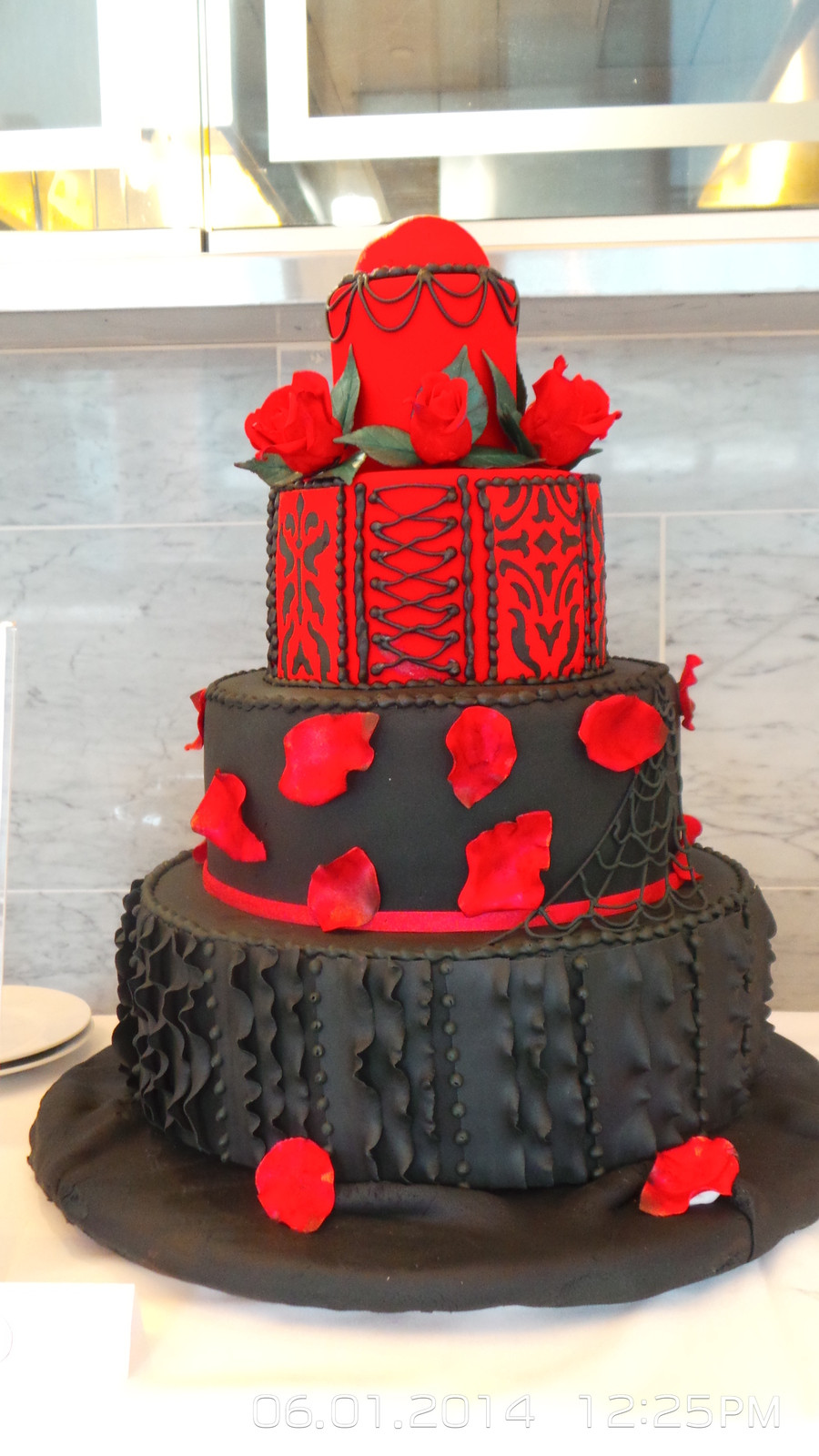 Midevil Wedding Cakes
 Me val Gothic Wedding Cake CakeCentral
