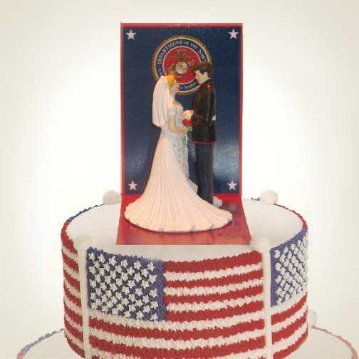 Military Wedding Cakes
 Military Wedding Cake Toppers