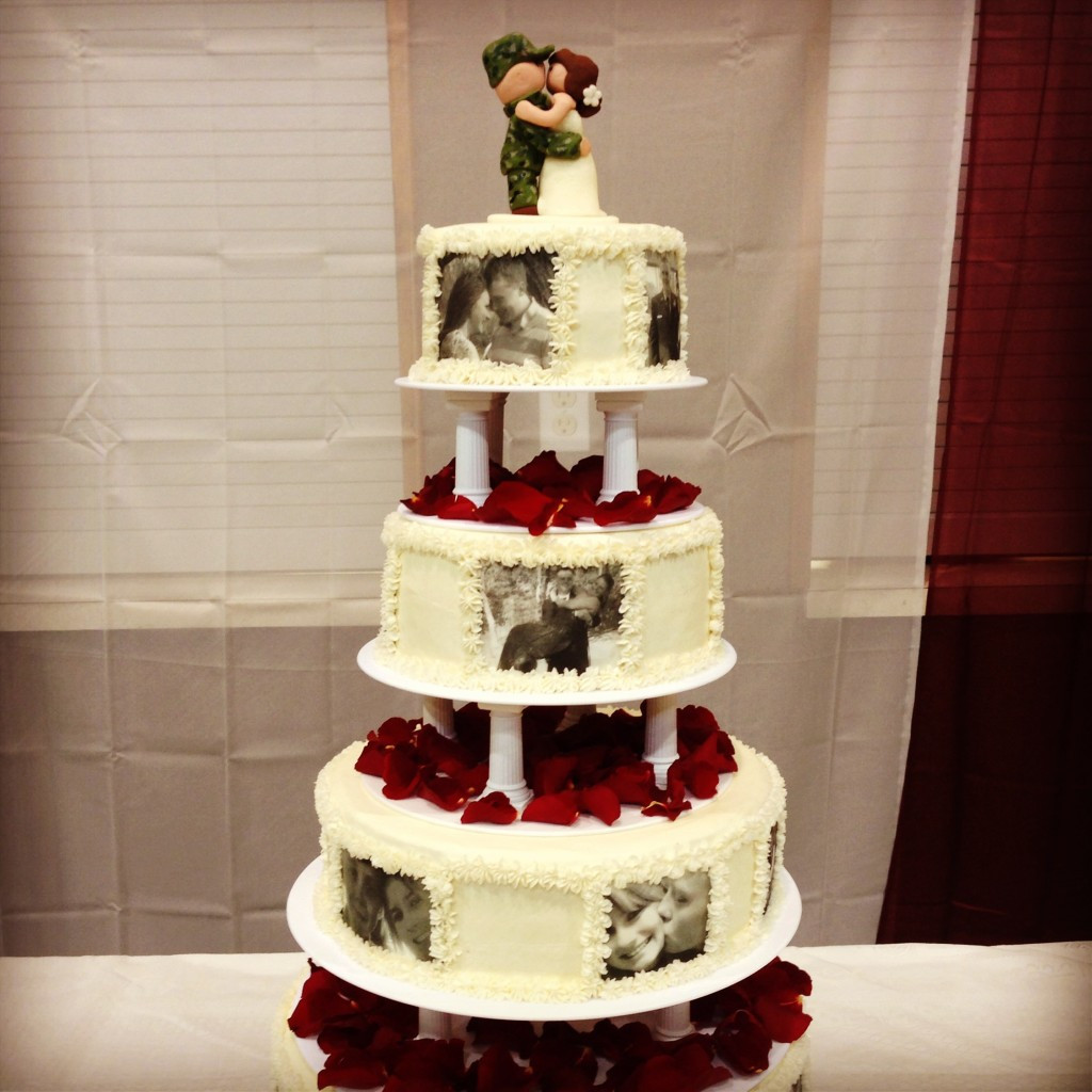 Military Wedding Cakes
 Military theme wedding cake idea