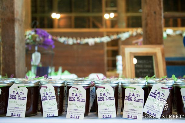 Mini Bbq Sauce Wedding Favors
 Pin by George Street & Video on Awesome Details