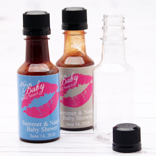 Mini Bbq Sauce Wedding Favors
 Oh Baby Personalized Barbecue Sauce Mini Empty Bottles