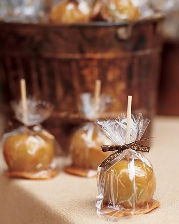 Mini Caramel Apples Wedding Favors
 Caramel champagne Wedding Color Palettes Weddbook