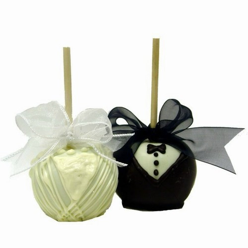 Mini Caramel Apples Wedding Favors
 Apple Wedding Favors Ideas