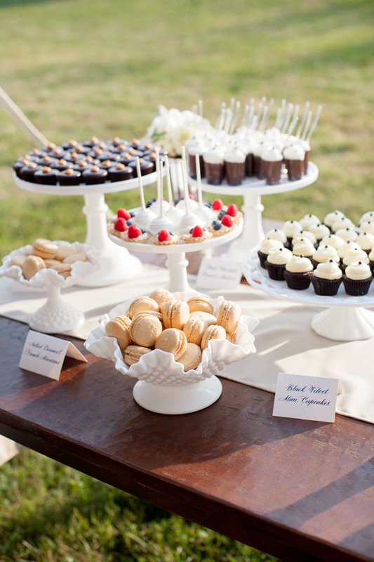 Mini Desserts For Wedding
 cocoa & fig Elegant Vintage Wedding Cake and Mini Dessert