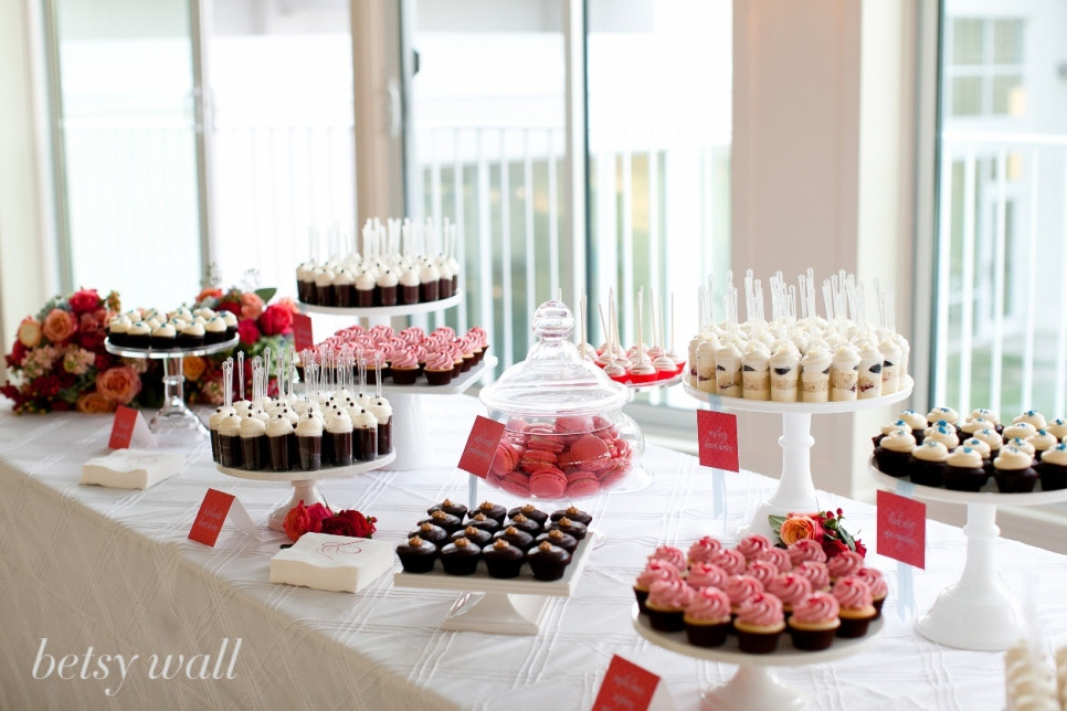 Mini Desserts For Weddings
 cocoa & fig Miniature Dessert Table Jenn & Jason