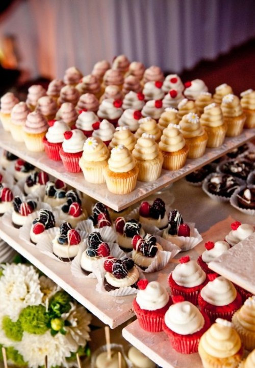 Mini Wedding Cupcakes
 Delicious Wedding Mini Desserts