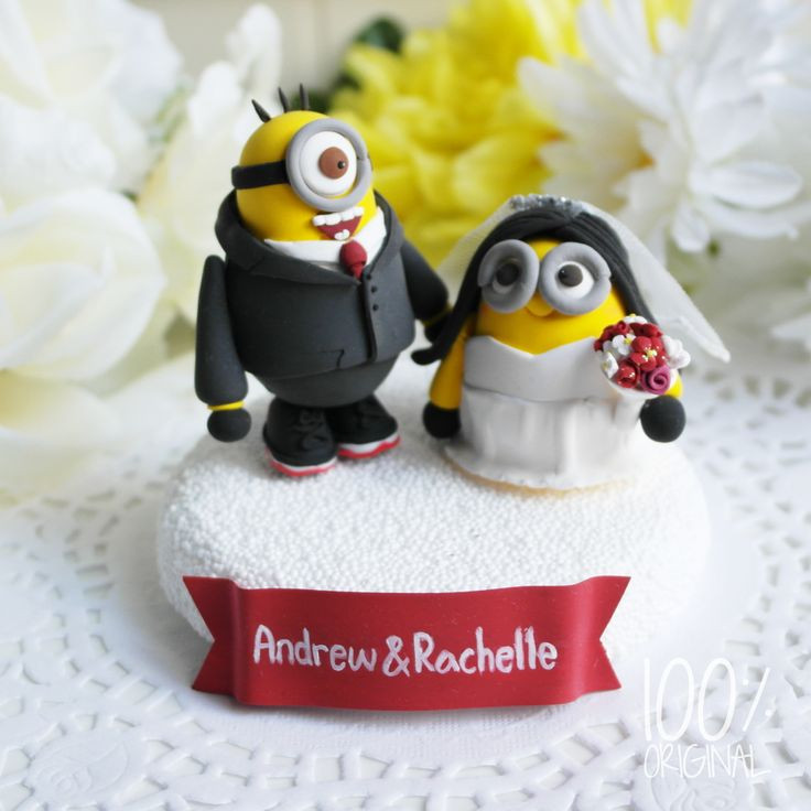 Minion Wedding Cakes
 8 best images about MINION WEDDING CAKE TOPPER on