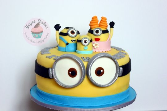 Minion Wedding Cakes
 Minions Wedding Anniversary Cake cake by Yeyet Bakes