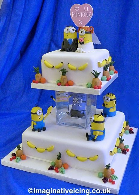 Minion Wedding Cakes
 minion wedding Minions Wedding Cake