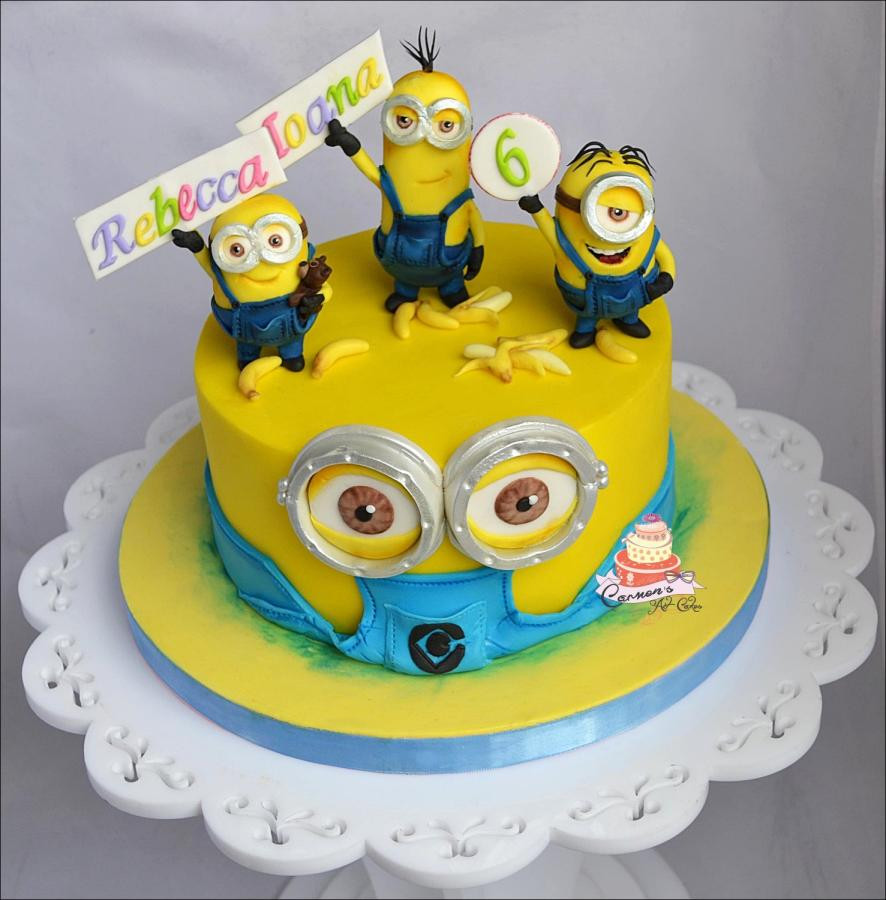 Minion Wedding Cakes
 Minions cake cake by Carmen Iordache CakesDecor