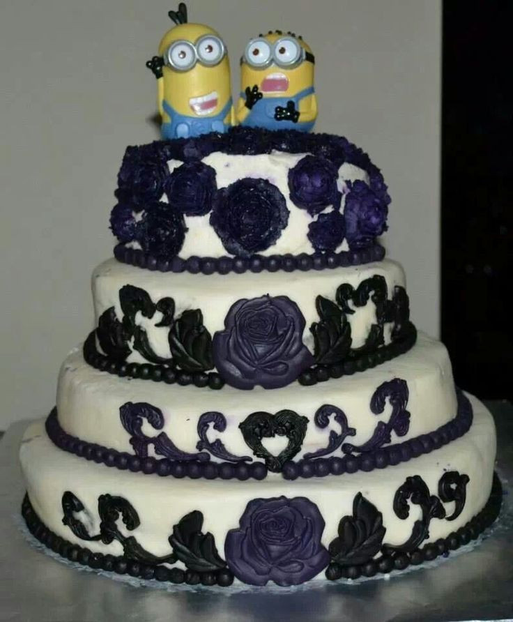 Minion Wedding Cakes
 Minion wedding cake idea in 2017