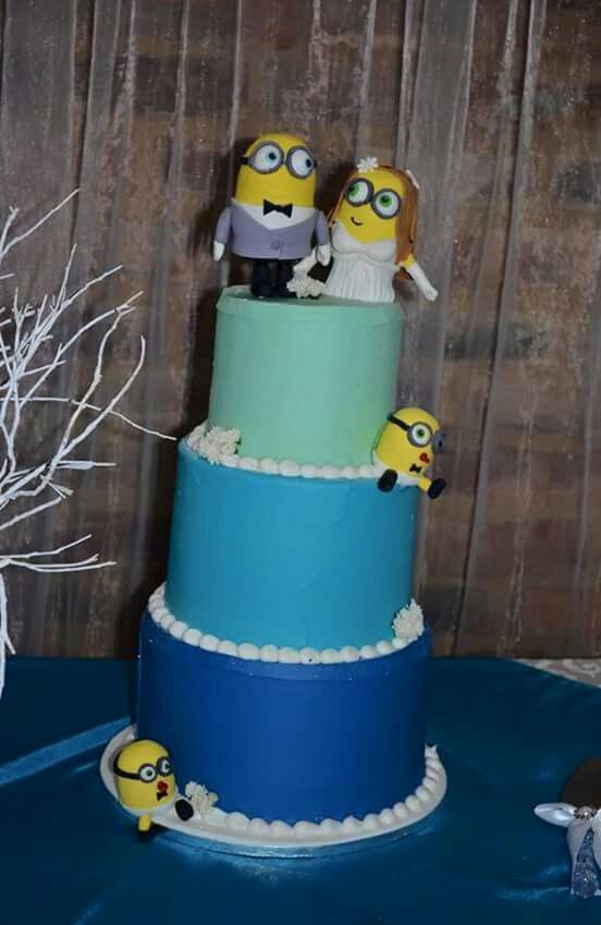 Minion Wedding Cakes
 1000 images about Wedding Memories on Pinterest