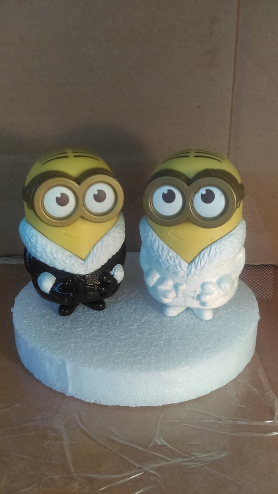 Minion Wedding Cakes
 The Minions Wedding Cake Topper Minions Cake Topper Minions