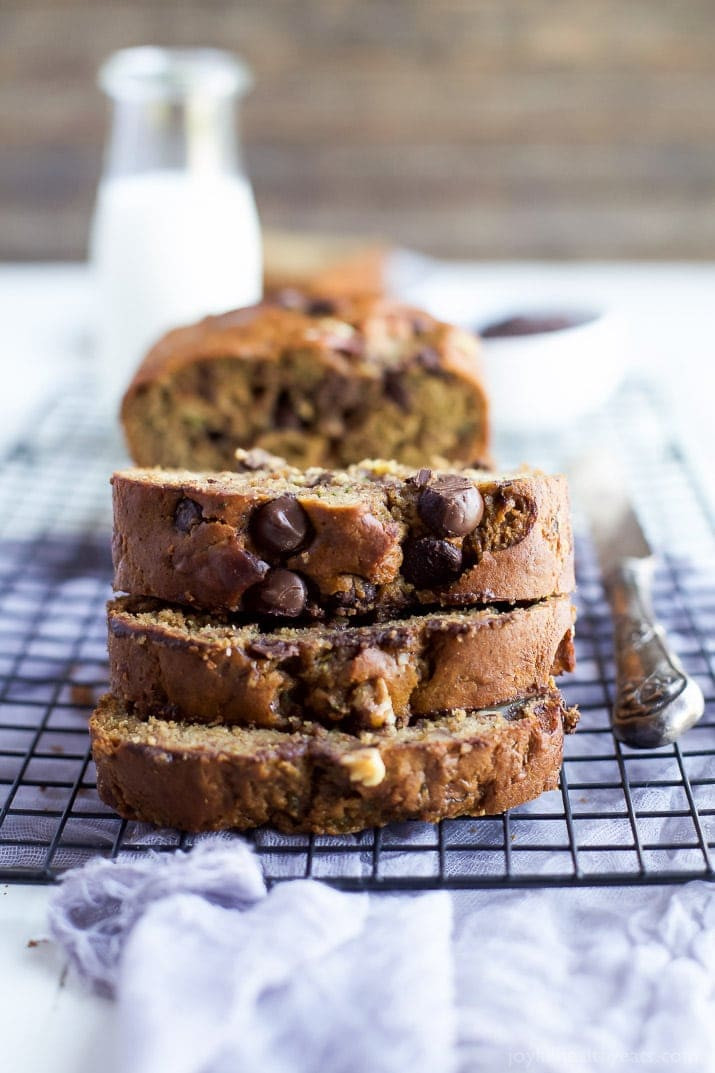 Moist Healthy Zucchini Bread Recipe
 Chocolate Chip Zucchini Bread