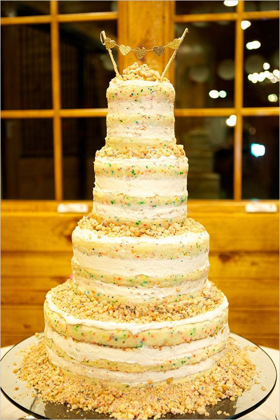 Momofuku Wedding Cakes
 Red and Grey Outdoor Wedding in Alabama