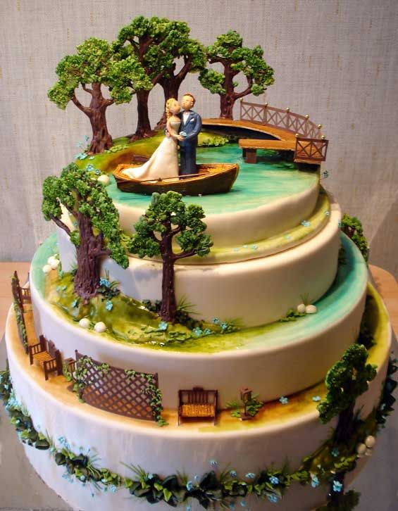 Most Beautiful Wedding Cakes
 The Most Beautiful Wedding Cakes 35 pics