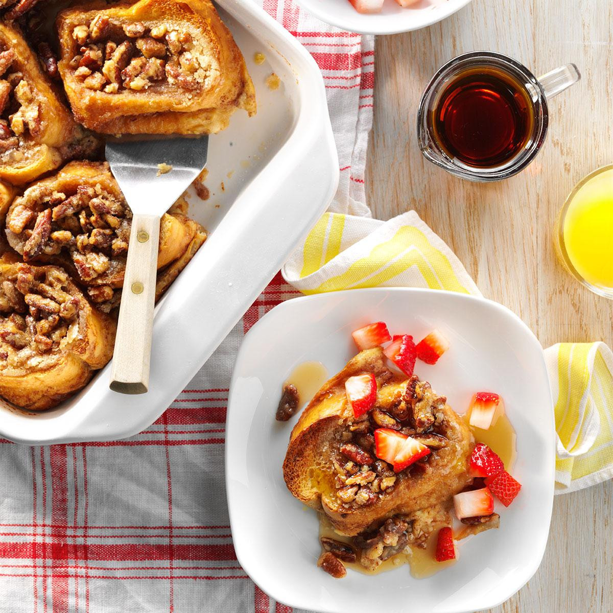 Mother'S Day Breakfast Recipes
 Baked French Toast with Strawberries Recipe