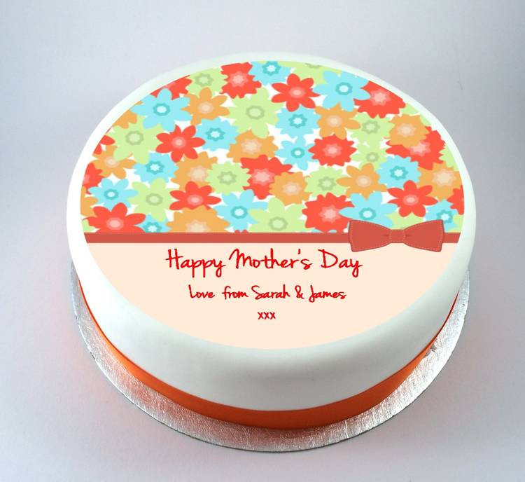 Mother'S Day Dessert
 Colourful Flowers Mothers Day Cake