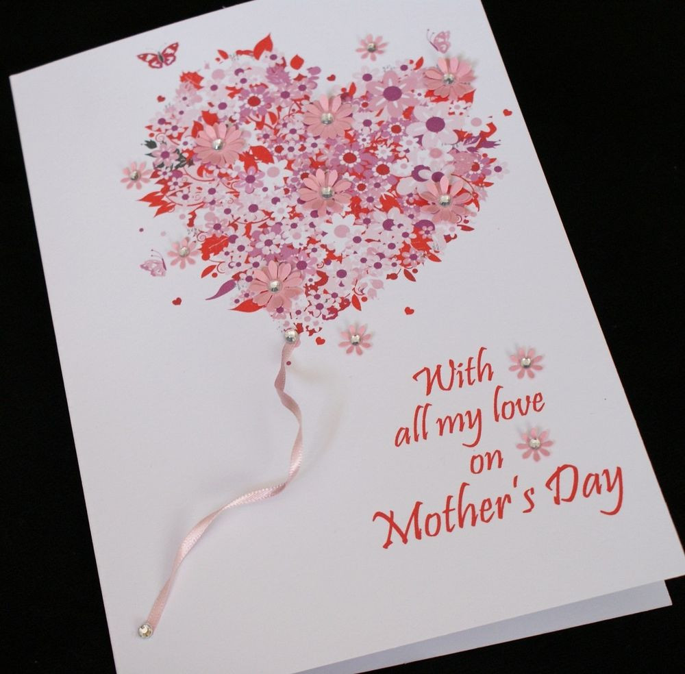 Mother'S Day Dessert Ideas
 LARGE Handmade Personalised BIRTHDAY or MOTHER S DAY Card