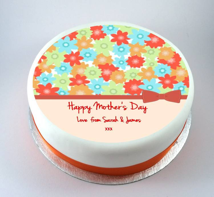 Mother'S Day Dessert Ideas
 Colourful Flowers Mothers Day Cake