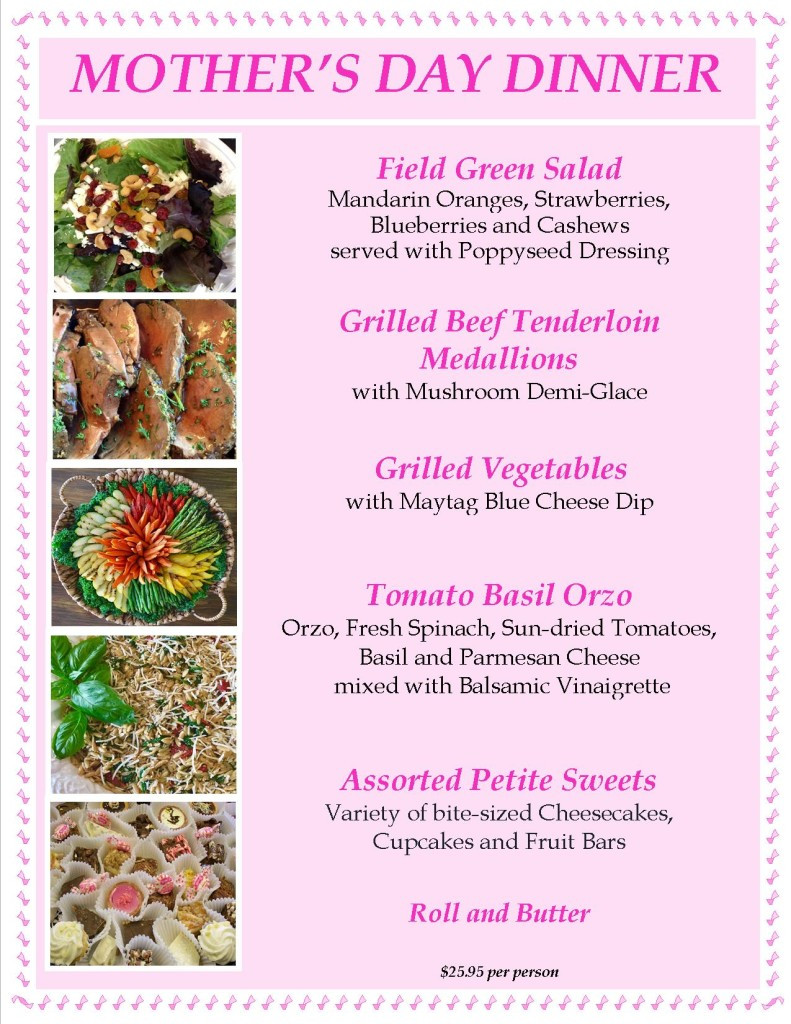 Mother'S Day Dinner Menu
 Mothers Day Dinner The Art of Entertaining The Art of