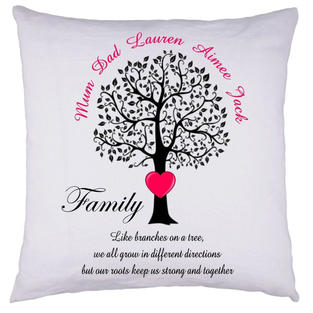 Mother'S Day Dinner Specials
 PERSONALISED Family Tree Cushion Cover Gift Valentines