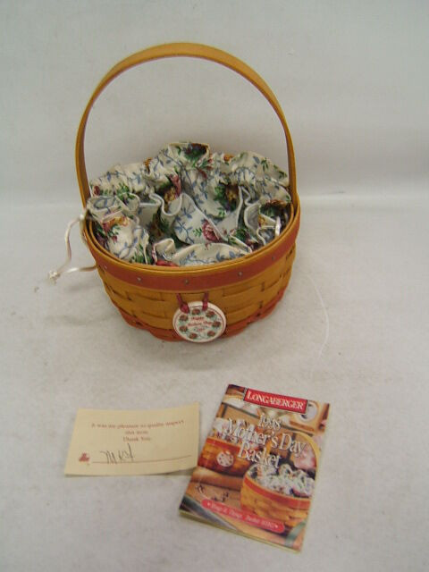 Mother'S Day Food Gifts
 Longaberger Basket 1998 Mother s Day Rings n Things Liner