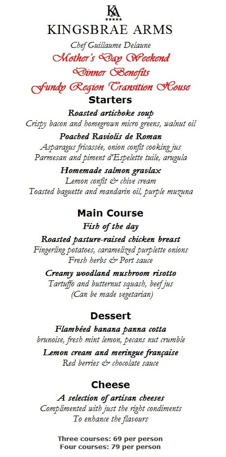 Mothers Day Dinner Menu
 Mother’s Day Brunch & Dinner Menus