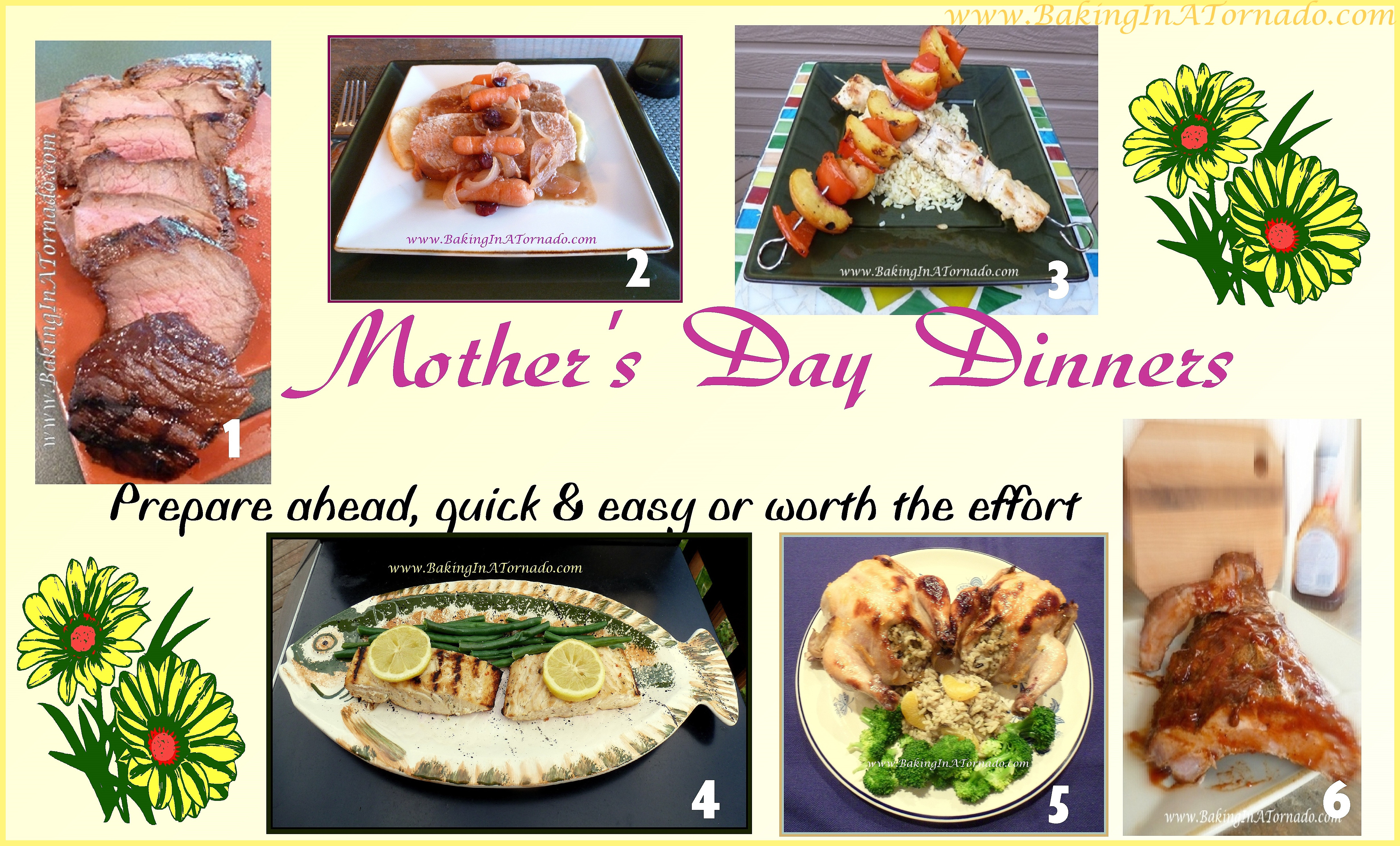 Mothers Day Dinners
 Fifty Recipes Mother s Day All Day